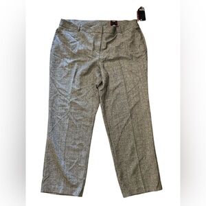 Avenue Tummy Control Trouser Pants Plaid Academia Office Career NWT
